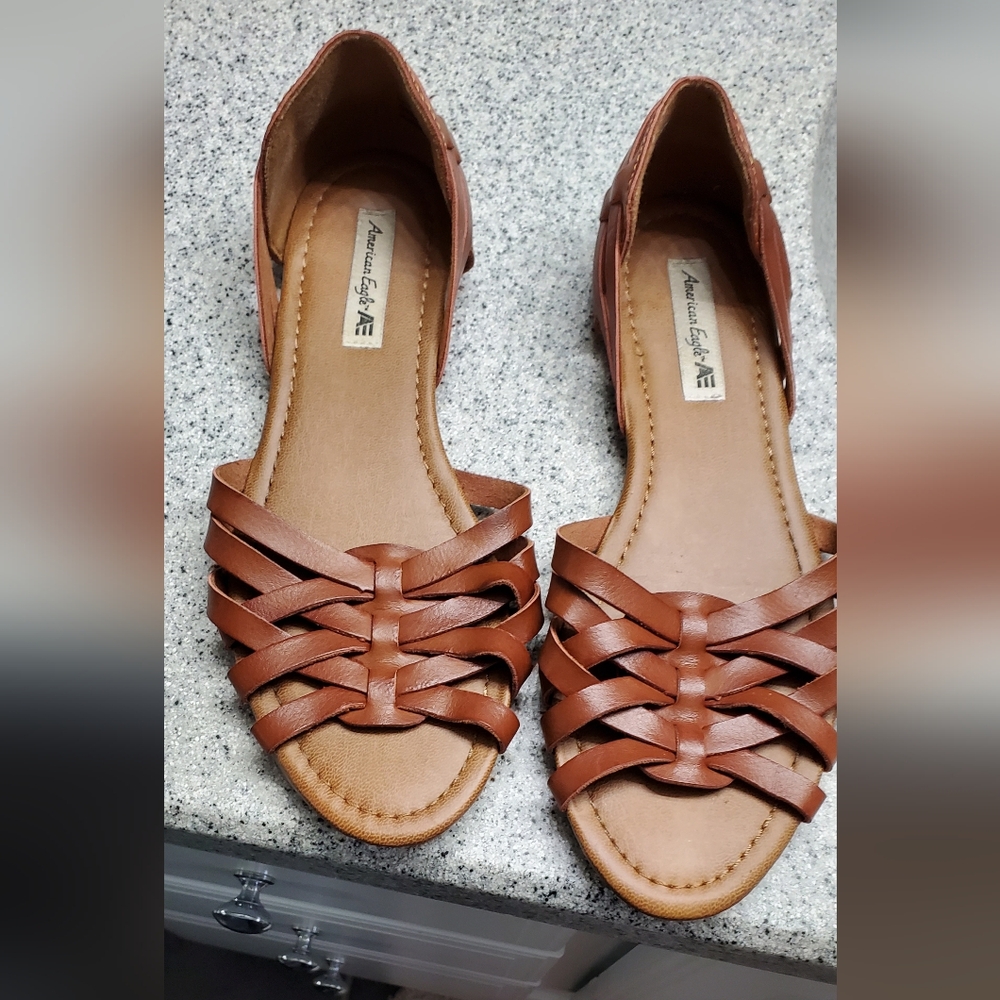 American Eagle Outfitters Women's Brown Sandals
